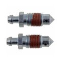 Brake Bleeder Screws Ford Bronco And F 150990 To 1996 2 Piece Steel Set 7 16 In 20 By 1 1 4 Bolt Thread Replacement For 