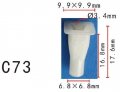 Autobahn88 Body Side Molding Screw Grommet With Sealer Compatible Nissan Oem 0128100501 Pack Of 20