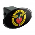 Bon Jovi You Give Love A Bad Name Oval Tow Trailer Hitch Cover Plug Insert