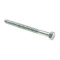 Prime-line Lag Screw Bolt Hex Head 1 2 In X 6 Galvanized Steel Pack Of 25