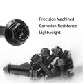Autobahn88 Motorcycle Brake Master Cylinder Bolt Dress-up Kit Compatible With Ducati Monster S4r 2003-2006 Black Set Of 4