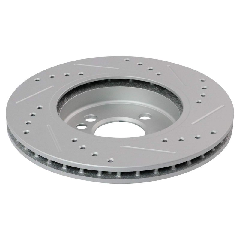 Trq Front Ceramic Brake Pad Performance Drilled Slotted Rotor Kit W Chemicals