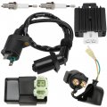 Grehua Ac Cdi Box Starter Solenoid Relay Ignition Coil Voltage Regulator Rectifier Spark Plug For Gy6 50cc 125cc 150cc 4-stroke 