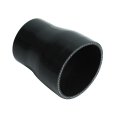 Black Silicone Reducer Coupler 3 In To 4 Ply Polyester Reinforced Straight Hose For Turbo Turbocharger Supercharger 76mm 102mm