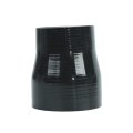 Black Silicone Reducer Coupler 3 In To 4 Ply Polyester Reinforced Straight Hose For Turbo Turbocharger Supercharger 76mm 102mm