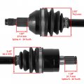 Caltric Rear Left Complete Cv Joint Axle Compatible With Honda 42350-hp7-a01