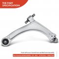 A-premium Front Left Lower Control Arm With Ball Joint Bushing Compatible Chevrolet Hhr 2006-2011 Cobalt 2005-2010 Pontiac G5