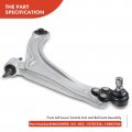 A-premium Front Left Lower Control Arm With Ball Joint Bushing Compatible Chevrolet Hhr 2006-2011 Cobalt 2005-2010 Pontiac G5