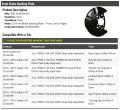 Front Brake Backing Plate For 2013-2015 Subaru Xv Crosstrek