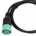 Tissting Type 2 J1939 9 Pin Female To Open Cable 1 5m Plastic Extension Connector Plug Diagnostic Auto Tool