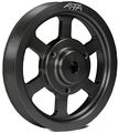 Amp-eng-520 Lightened Crank Pulley For Mini Black Aluminum Engine Component 