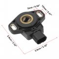X Autohaux Replacement Black Jt6hb Vehicle Throttle Position Sensor For Honda Civic 2001-2005 Acura Rsx 2002-2006