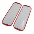 Uxcell 2 Pcs Gray Rubber Car Front Rear Bumper Protector Corner Guard Scratch Sticker