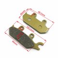 Httmt Disc Brake Pad Set Compatible With Can-am Front L