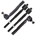 4 Piece Front Inner And Outer Tie Rod End Es80602 Es80603 Ev800306 For Toyota Camry 2007 2011 