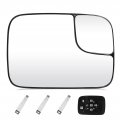 Passenger Right Side Heated Mirror Glass For Dodge Ram 1500 2500 3500 2005 2006 2007 2008 2009 Convex View With Rear Holder 