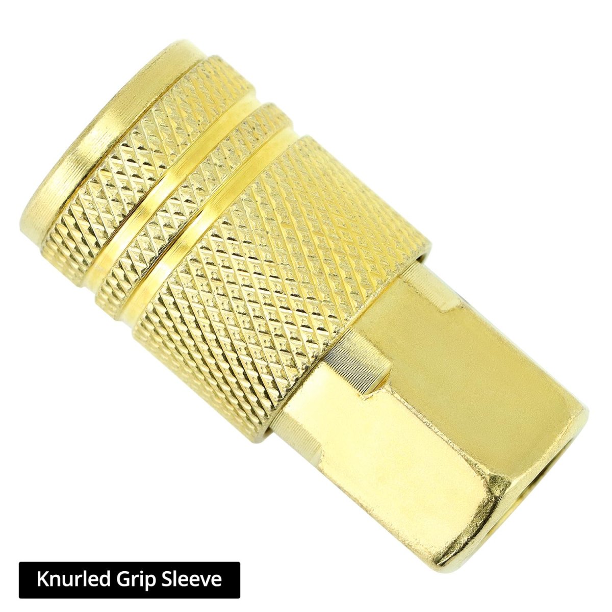 1 4 Npt Female Thread Air Hose Fittings 10 Pack Brass Quick Connector Coupler
