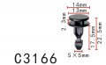 Autobahn88 Engine Bulkhead Cover Striker Clip Compatible With Honda Oem 91547tz5a02 Pack Of 20