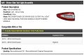 Left Driver Side Tail Light Assembly Compatible With 2013-2016 Ford Fusion S Se Excludes Energi Model
