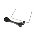 Battery Hold Down Forord F 250 And F 350 Super Duty 2011 2022 Steel Black Frame With U Bolt 2 Nuts Replacement Al3z10718a 