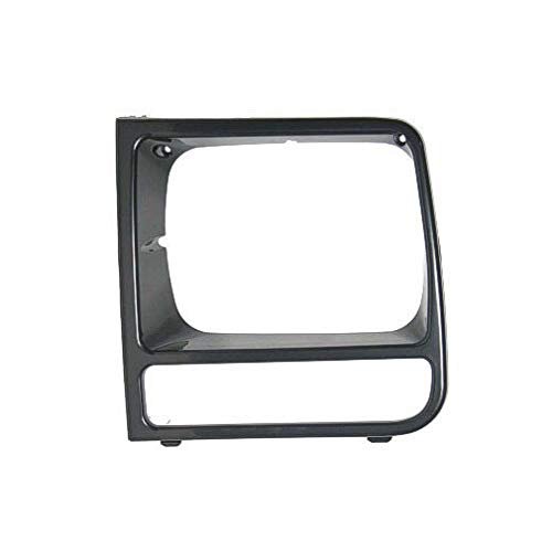 1a Auto Black Headlight Headlamp Trim Bezels Left Right Pair Set For 97-01 Cherokee