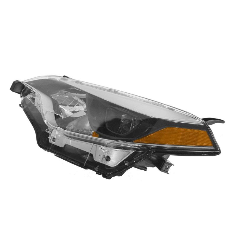 Loyalheartdy Headlight Assembly For 2014 2015 2016toyota Corolla 4-door Sedan Halogen Oe Headlamp Replacement Chrome Housing