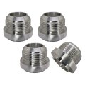 An16 Weld On Bung Stainless Steel Male Flare Weldable Fuel Tank Fitting Jic-16 An 1-5 16-12 Thread Hose Adapter Connector 4 