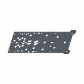 Polaris Ranger Skid Plate Gloss Black Genuine Oem Part 5438572-070 Qty 1
