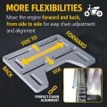 Mini Bike Engine Mount Plate 10mm Aluminum Bracket Kit For Predator 212 196 224cc Coleman B100 Rb100 Rt100 Mega Moto Mm80