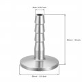 Uxcell 304 Stainless Steel Kf16 Flange To 8mm Rubber Hose Barb Adapter For Vacuum