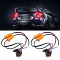 Auxbeam 3157 Anti Flicker Resistor Kit 3057 3457 T25 3047 3157b Load Fix Led Signal Light Hype Flash Error Code 50w 8-ohm Pack 