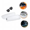 Vicasky 3 Pairs Blind Spot Mirror Car Accessories Frameless Convex Rear View Rearview Rimless Exterior Abs White