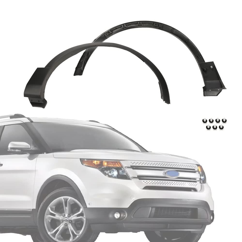 Front Fender Flares For Ford Explorer 2011-2015 Lh Driver Rh Passenger Side Wheel Arch Molding Trim Bb5z16039aa Bb5z16038aa