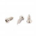 Uxcell 100pcs M2 5 X 6mm Stainless Steel Cross Pan Head Self Tapping Screws Bolts