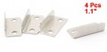 Uxcell 4pcs Cabinet Cupboard Drawer Lock Strike Plate Replacements 2 8cmx1 2cmx0 8cm