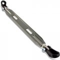 Eparts Gunmetal T-6061 Aluminum Rear Lower Tower Tie Brace Strut Bar For 1996-2000 Honda Civic 