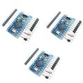Hiletgo 3pcs Leonardo Pro Micro Atmega32u4 Arduino 5v 16mhz Bootloadered Ide Usb 