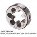 Uxcell 2pcs Tap And Die Set 7 8-14 Unf Thread Roundpinging Tool Tap Kit For Nut Screw Bolt Thread Repair
