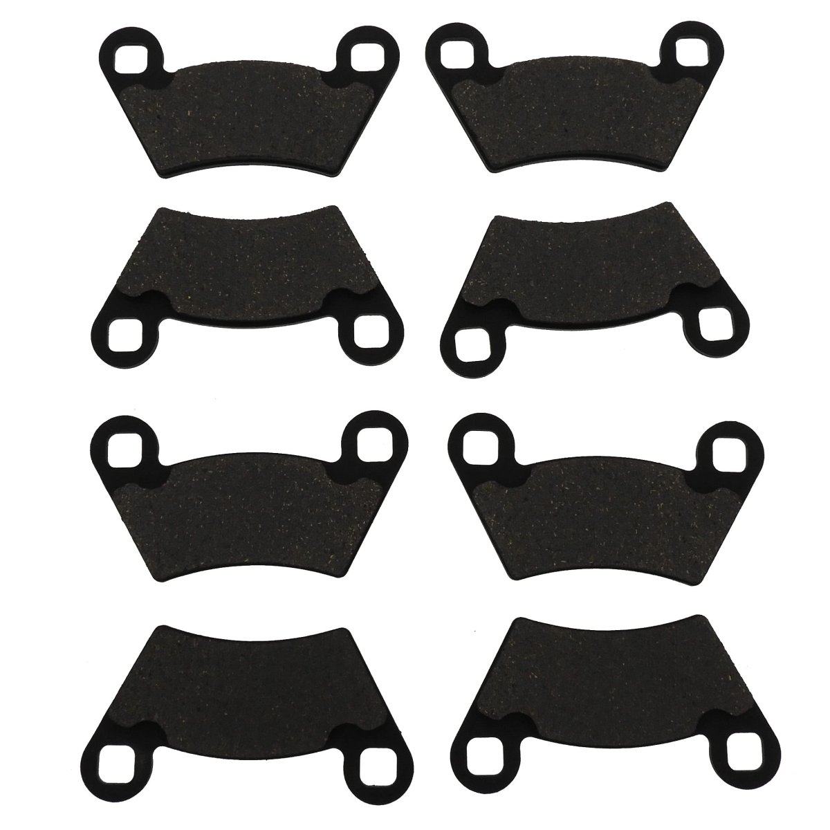 Front And Rear Brake Pads For 2014 Polaris Ranger 800 Efi Midsize Semi Metallic Compound