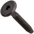 Black Joint Connector Bolts Flat Hex Head Furniture 1 4-20 X 57 In Alloy Steel For Cabinetry And Architecture Pack Of 10 