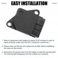 Uxcell Car Mass Airflow Sensor No 1x4312b579ab For Lexus Es300 1999-2003 Es330 2004-2006 Gs300 2001-2006