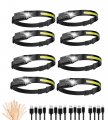 Headlamp Rechargeable Motion Sensor Lamp Camping Accessories 5 Modes Super Bright Head Light Forehead Waterproof Led For Hiking 
