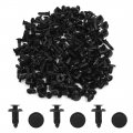 Uxcell 100 Pcs Car Bumper Push Clip Rivets Retainer Fastener For Toyota Prado Corolla Rav4