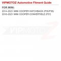 Vipmotoz Amber Lens Full Led Front Fender Side Marker Light Turn Signal Blinker Lamp Assembly Replacement For Mini Cooper F55