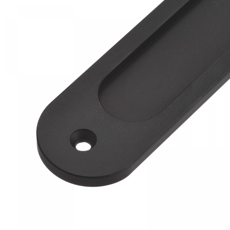Finger Flush Pull Handle 180x40x5 7mm Oval For Drawer Door Black