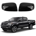 Glossy Black Mirror Cover For 2016 2023 Toyota Tacoma Sr Sr5 Without Turn Signal Direct Replacement Clip On Caps 2 Piece Set 