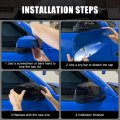 Glossy Black Mirror Cover For 2016 2023 Toyota Tacoma Sr Sr5 Without Turn Signal Direct Replacement Clip On Caps 2 Piece Set