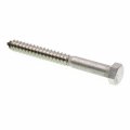 Prime-line Hex Lag Screws 1 2 In X 5 Grade 18-8 Stainless Steel 15 Pack 