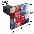 London England Britain Bridge Tile Collage Tow Trailer Hitch Cover Plug For 1 25 In Receivers Black Abs Plastic With Uv