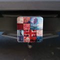 London England Britain Bridge Tile Collage Tow Trailer Hitch Cover Plug Insert